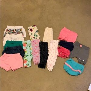 Size 0-3 month bottoms